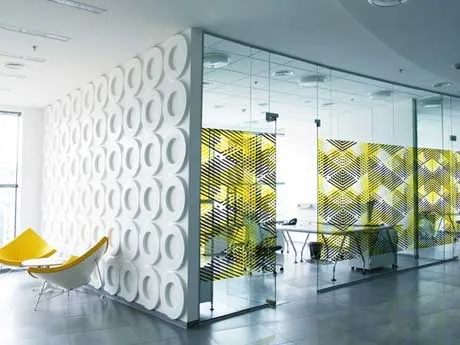 Solar control film on a west-facing glass facade in Honolulu